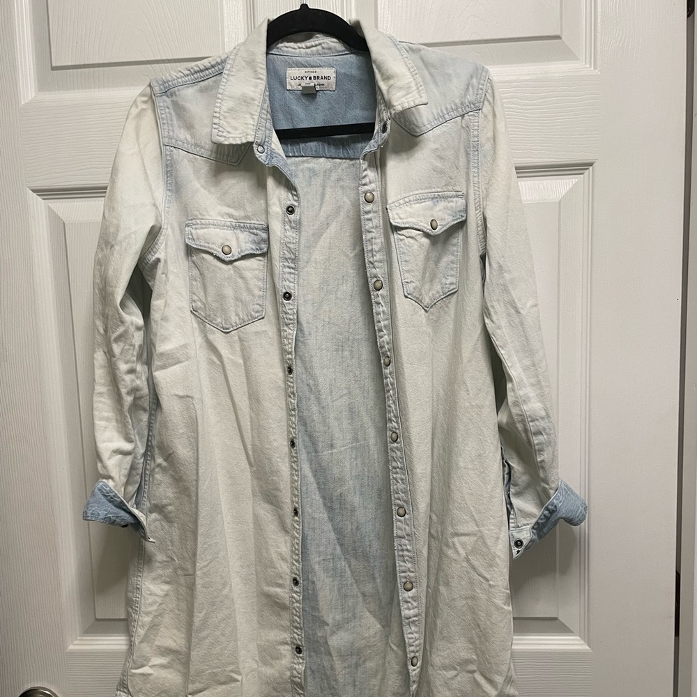 Lucky Brand western shirt dress